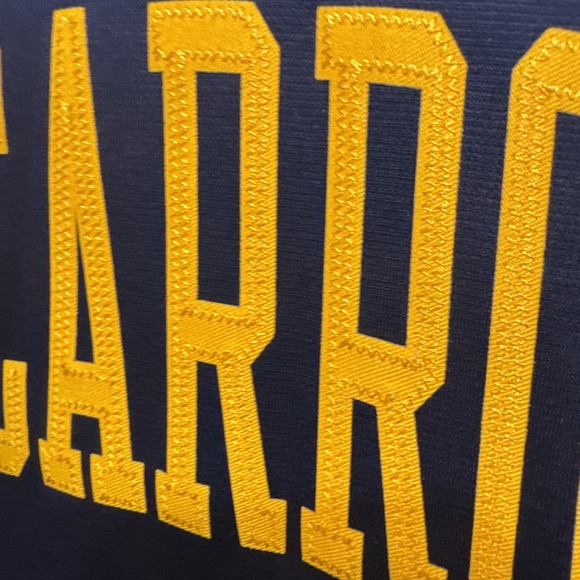 Under Armour Men's Loose Fit XL John Carroll JCU Performance Hoodie Blue NWT - Picture 2 of 8